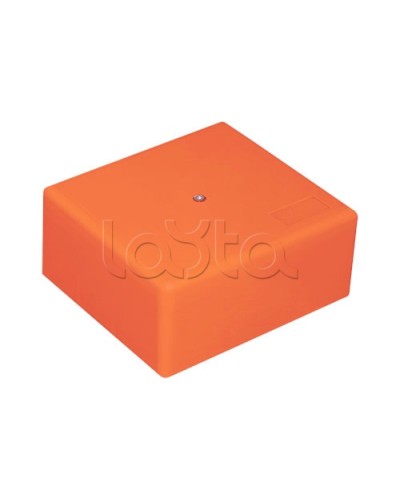 Коробка огн. с глад. стенками,без галогена, IP41, 10P, (1,5-2,5 мм2) (оранж) ОКЛ Экопласт (46071HF) в Домодедово Распределительные коробки Pintop.ru
