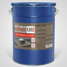 Мастика кровельная огнезащитная Огнеза «ОГНЕЗА-ОКМ», ведро 20 кг., цвет черный