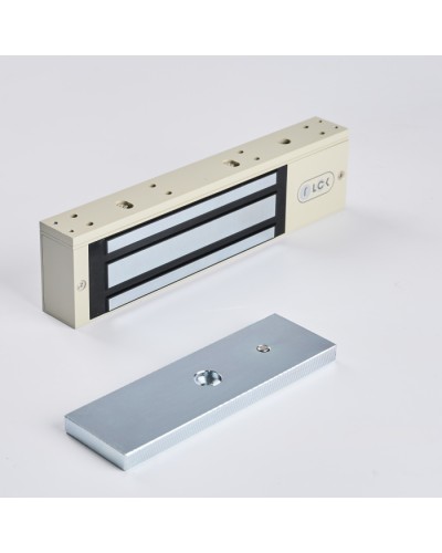 R-Lock RL-EM350-L0G - Электромагнитный замкок, 350кг, DC12/24B, цвет серый, RAL7032 (галечный серый) в Домодедово Электромагнитные замки Pintop.ru