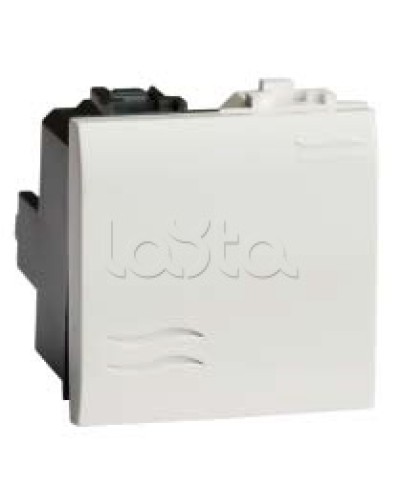 Выключатель типа кнопка, белый, 2мод. DKC 76022B в Домодедово Аксессуары для стоек и шкафов Pintop.ru