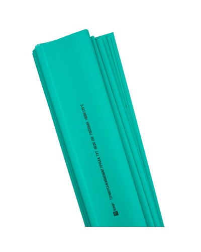 Термоусаживаемая трубка ТУТ нг 25/12,5 зеленая в отрезках по 1м EKF PROxima (tut-25-j-1m) в Домодедово Аксессуары для кабель-канала Pintop.ru