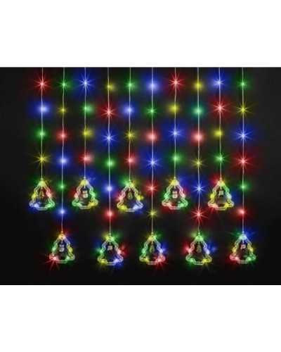 Гирлянда Navigator 95 009 NGF-D034-03 (бахрома елки и фигурки RGBY 3*0.6м IP20) в Домодедово Источники света(Лампы) Pintop.ru