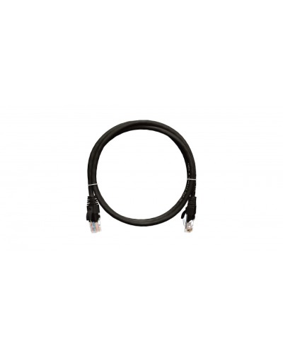 Шнур коммутационный 2хRJ45/8P8C, U/UTP, 4 пары, Кат.5е, LSZH, черный (1,5м) NIKOMAX NMC-PC4UD55B-015-C-BK в Домодедово Патчкорды (медные) Pintop.ru