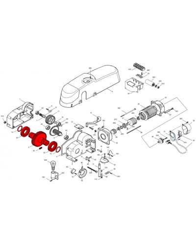 Корпус шлагбаума G4001 Came 119RIG069 в Домодедово Запчасти для шлагбаумов и автоматики Pintop.ru