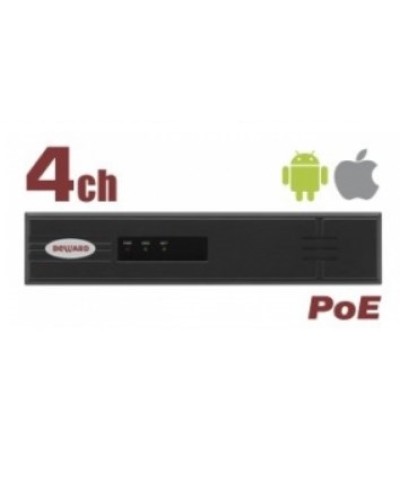 IP-видеорегистратор 4-х канальный Beward BK0104H2-P4 в Домодедово Системы видеонаблюдения Pintop.ru