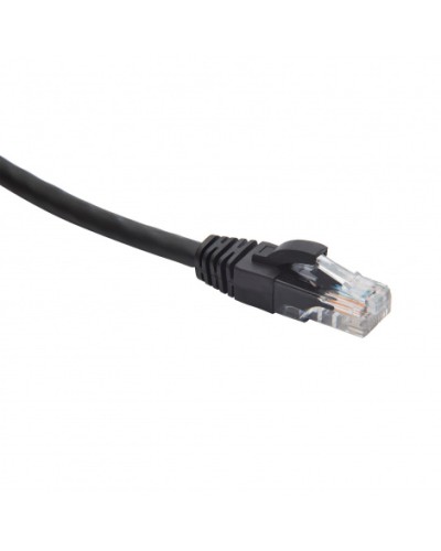 Шнур коммутационный U/UTP категория 5e LSZH нг(А)-HF 5,0 м, черный Datarex DR-181915 в Домодедово Патчкорды (медные) Pintop.ru