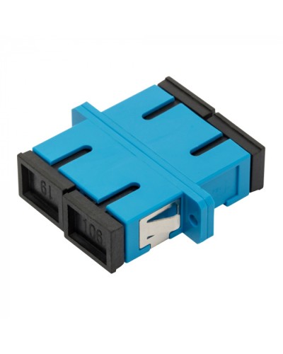 Адаптер оптический SC, SM, дуплексный LANMASTER (LAN-2SC-AM-SM) в Домодедово Проходные адаптеры и розетки оптические Pintop.ru