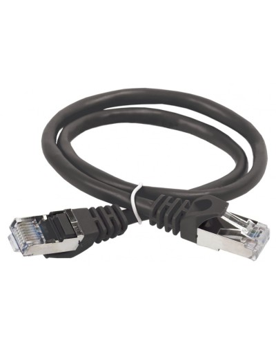 ITK Коммутационный шнур (патч-корд), кат.5Е FTP, 0,5м, черный (PC09-C5EF-05M) в Домодедово Патч-корды и пигтейлы Pintop.ru