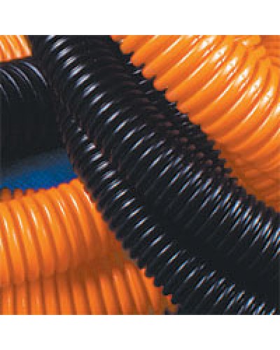 Труба гофрированная ПНД 20 мм с протяжкой тяжёлая DKC 71520 (100 м) в Домодедово Труба гофрированная Pintop.ru