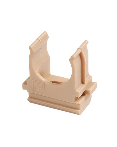 Крепёж-клипса для труб АБС-пластик сосна д25 в малой упаковке (10шт/500шт уп/кор) Промрукав (PR13.0056) в Домодедово Держатели, клипсы, скобы Pintop.ru