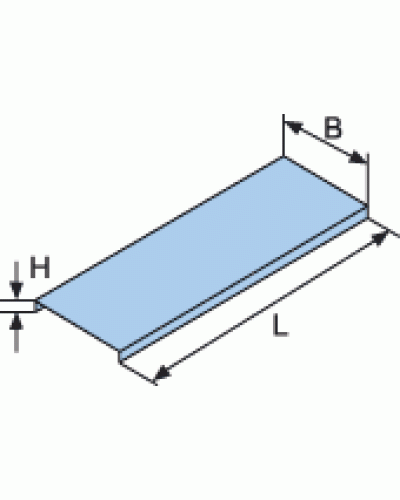 Крышка для лотка с заземлением осн. 80x3000 DKC 35521 в Домодедово Аксессуары для лотков Pintop.ru