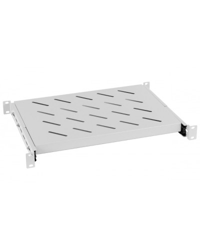 Полка выдвижная 1U для шкафов и стоек глубиной 600 мм Cabeus JE05-600 в Домодедово Полки для шкафов и стоек Pintop.ru