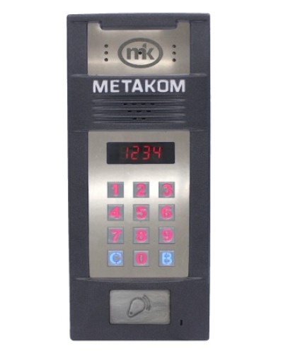 Многоабонентый антивандальный блок вызова со встроенной видеокамерой Метаком MК2018-RFiV в Домодедово Блоки вызова многоабонентные Pintop.ru