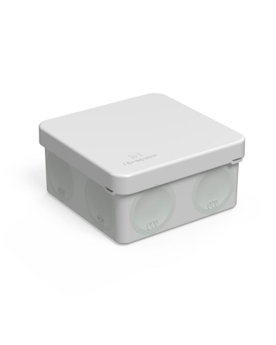 Коробка распред. 60-0210м двухкомп. безгалогенная (HF) 80х80х40 (8шт/уп) Промрукав (60-0210м) в Домодедово Распределительные коробки Pintop.ru