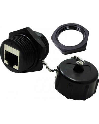 Модуль соединительный индустриальный, IP67, экранированный, кат.6 LANMASTER LAN-KCP45S6-WP в Домодедово Проходные адаптеры Pintop.ru