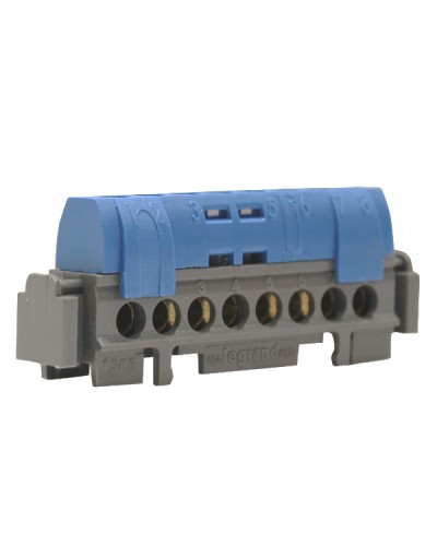Клеммная колодка IP 2X нейтраль синяя Legrand 004842 в Домодедово Клеммные колодки Pintop.ru