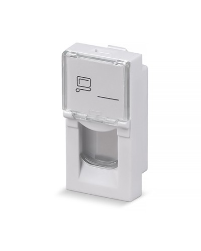 Вставка 45x22,5 (Mosaic) для 1 модуля формата Keystone Jack Cabeus (FP-L-22,5-1M) в Домодедово Модули Keystone Pintop.ru