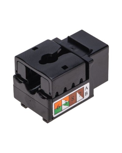 Модуль Keystone Jack RJ-45(8P8C), UTP неэкранированный, CAT 6, тип 90 градусов, черный REXANT PRO 02-0255 в Домодедово Модули Keystone Pintop.ru