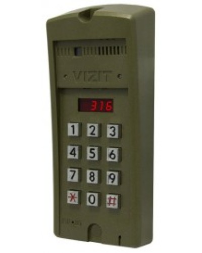 Блок вызова для совместной работы с БУД-302 Vizit БВД-316R в Домодедово Блоки вызова многоабонентные Pintop.ru