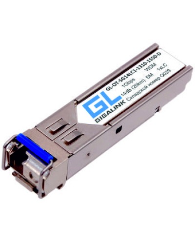 Модуль SFP Gigalink GL-OT-SG14LC1-1550-1310-D в Домодедово Модули SFP/XFP/GBIC Pintop.ru