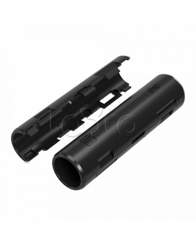 Муфта разборная d16 мм атмосферостойкая черная (100шт/1200шт уп/кор) Промрукав (PR13.0413) в Домодедово Повороты, муфты, тройники Pintop.ru