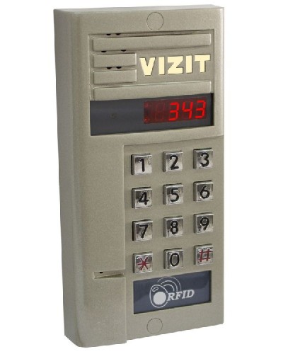 Блок вызова домофона Vizit БВД-343FCPL в Домодедово Блоки вызова многоабонентные Pintop.ru