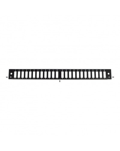 Панель лицевая для выдвижной оптич. полки, 24 SC Duplex/24 LC Quadra, черный Datarex DR-546145 в Домодедово Патч-панели Pintop.ru