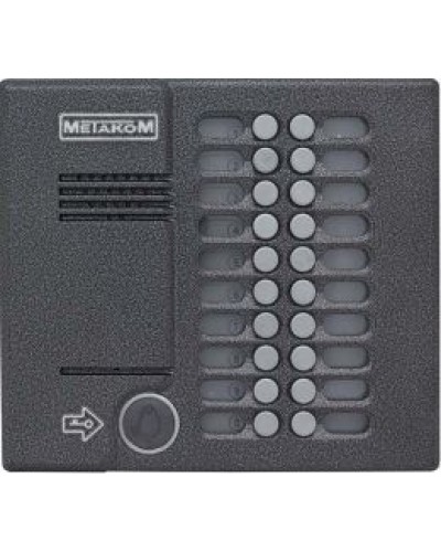 Блок вызова домофона антивандальный Метаком MK20.2-RFEVN в Домодедово Блоки вызова многоабонентные Pintop.ru