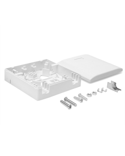 Коробка настенная на 1 адаптер SC LANMASTER LAN-SBF1-WH в Домодедово Патч-панели Pintop.ru