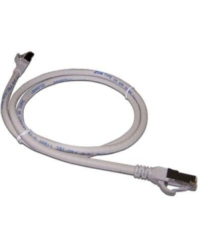 Патч-корд RJ45 - RJ45, 4 пары, FTP, категория 6A, 5 м, серый LANMASTER LAN6A-S45-45-5.0-GY в Домодедово Патчкорды (медные) Pintop.ru
