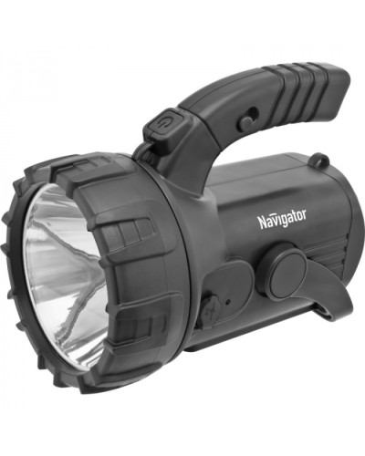 Фонарь Navigator 94 975 NPT-SP12-ACCU Прож/кемп 1LEDx3Вт+18+4LED аккум.3.7В 4Ач в Домодедово Источники света(Лампы) Pintop.ru