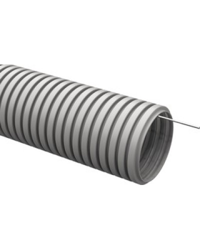 ELASTA Труба гофр. ПВХ d=20мм с зондом (25м) IEK (CTG20-20-K41-025I) в Домодедово Труба гофрированная Pintop.ru