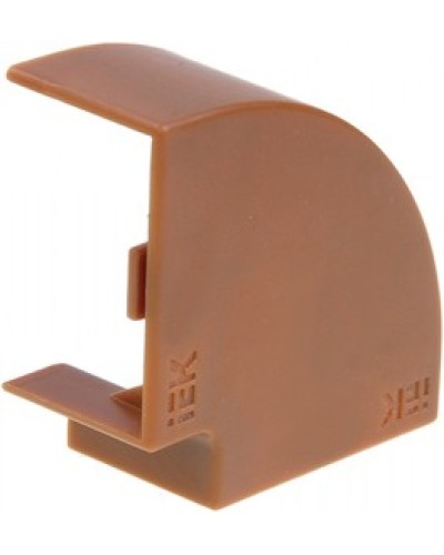 ELECOR Поворот 90град КМП 40х16 дуб (4шт/компл) IEK (EL-KK10D-P-040-016-K11) в Домодедово Аксессуары для кабель-канала Pintop.ru