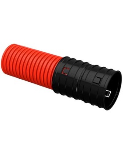 ELASTA Труба гофр. двустенная жесткая ПНД d=200мм (6м) IEK (EA-TG13-2-1-2-200-006-K04) в Домодедово Труба гофрированная Pintop.ru