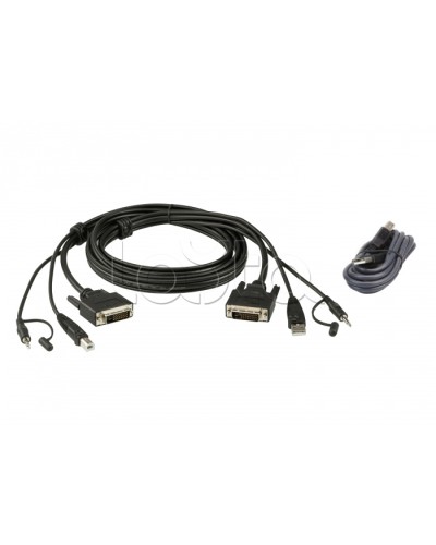 Комплект кабелей USB, DVI-D Dual Link для защищенного KVM-переключателя (1.8м) ATEN 2L-7D02UDX2 в Домодедово Видеоусилители, Модуляторы, Делители Pintop.ru