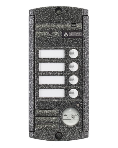 Видеопанель вызывная накладная цветная на 4 абонента с Proxy-считывателем Activision AVP-454 Proxy (PAL, антик) в Домодедово Вызывные видеопанели малоабонентные Pintop.ru