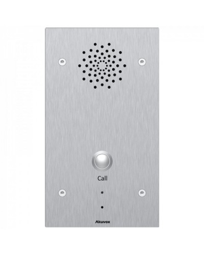 Одноабонентская вызывная панель Akuvox E21V_v4 в Домодедово Вызывные аудиопанели малоабонентные Pintop.ru