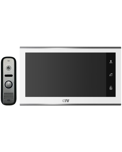 Комплект цветного видеодомофона CTV-DP2702MD W в Домодедово Комплекты домофонов Pintop.ru