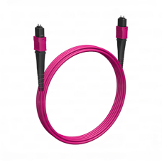 Кабельная сборка MPO(M) -MPO(M)-12 волокон 50/125 OM4, 10 m Cabeus (FOP-50-OM4-12-MPO(M)-12-MPO(M)-B-10m)