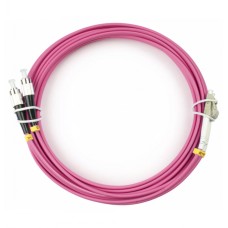 Шнур оптический duplex LC-FC 50/125 mm OM4 15м LSZH Cabeus FOP-50-OM4-LC-FC-15m