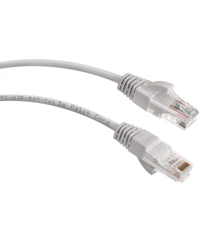 Шнур коммутационный 2xRJ-45/8P8C U/UTP кат.5е (1,5 м) Cabeus PC-UTP-RJ45-Cat.5e-1.5m в Домодедово Патчкорды (медные) Pintop.ru