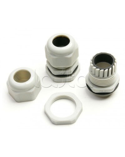 Ввод кабельный (под кабель D13-18 мм) Cabeus PG-21 в Домодедово Аксессуары для кабель-канала Pintop.ru