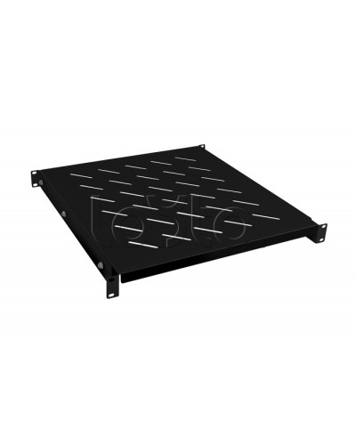 Полка регулируемая для шкафов и открытых стоек Cabeus (RA-J018-FC-700-100KG-BK) в Домодедово Полки для шкафов и стоек Pintop.ru