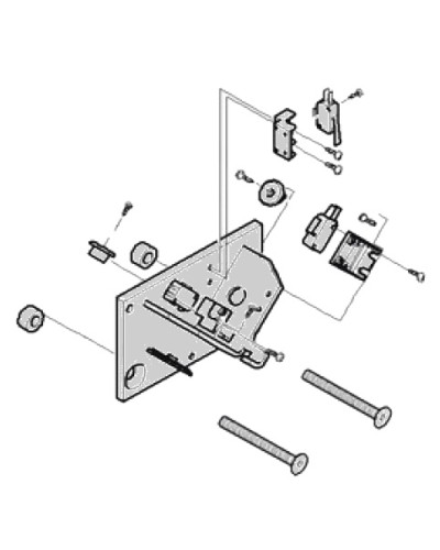 Механические упоры концевых положений G4040 G4041 в сборе Came 119RIG177 в Домодедово Запчасти для шлагбаумов и автоматики Pintop.ru