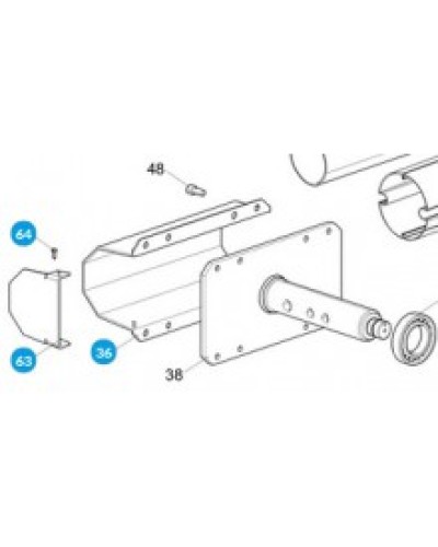 Крышка блока управления ZL37 Came 319148 в Домодедово Запчасти для шлагбаумов и автоматики Pintop.ru