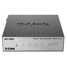 Коммутатор 5-портовый D-Link DES-1005D/O2B