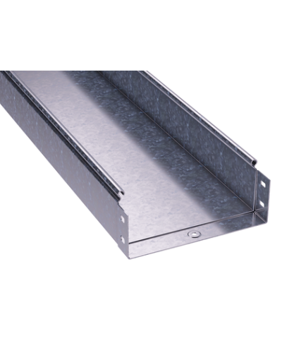 Лоток 150х80 L 3000 толщ. 1,0 мм, цинк-ламельный DKC (3506310ZL) в Домодедово Кабельные лотки Pintop.ru