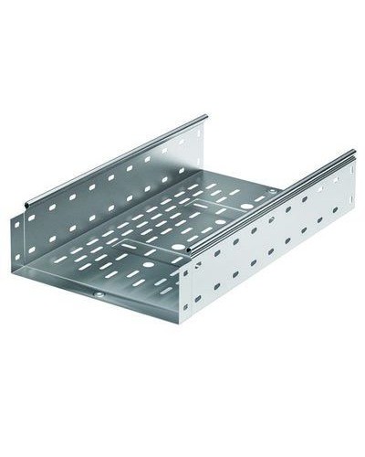 Лоток перфорированный 600х80 L 2000, горячеоцинкованный DKC 35318HDZ в Домодедово Кабельные лотки Pintop.ru
