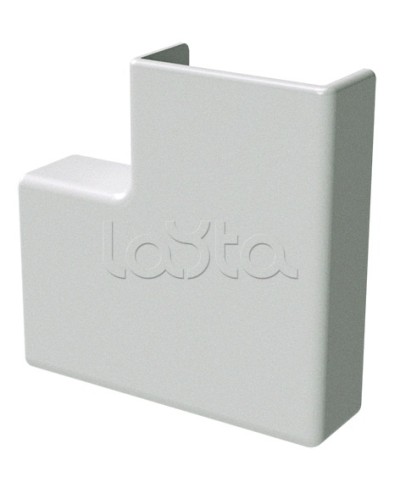 Угол плоский белый 22x10 DKC (00407R) в Домодедово Аксессуары для кабель-канала Pintop.ru