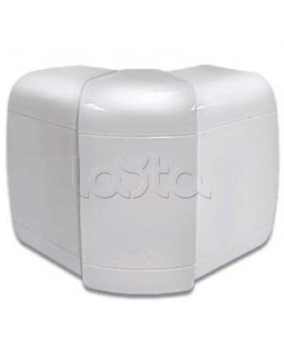 Угол внешний 140х50 мм, изменяемый 80-120°, цвет серый металлик DKC 01452G в Домодедово Аксессуары для кабель-канала Pintop.ru